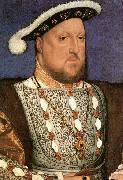 HOLBEIN, Hans the Younger Portrait of Henry VIII oil painting on canvas
